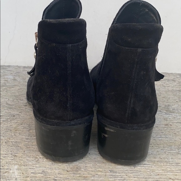Stuart Weitzman black suede ankle boot size 7 - Picture 10 of 10